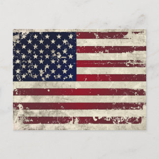 Amerikanische Flagge Postkarte