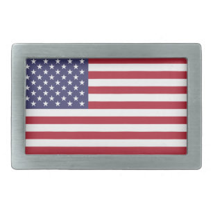 Amerikanische Flagge Rechteckige Gürtelschnalle