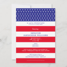 Amerikanische Flagge Red White Blue Politische Fun