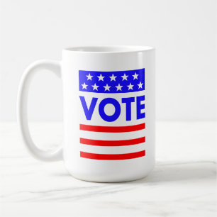Amerikanische Flagge Red White und Blue Patriotic Kaffeetasse