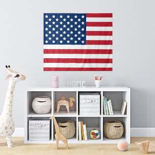 Amerikanische Flagge Red White und Blue Patriotic Wandteppich