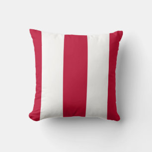 Amerikanische Flagge Rot und Weiß Streifen Kissen
