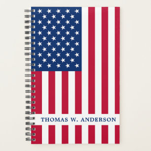 Amerikanische Flagge Rot Weiß Blau Moderne Patriot Planer