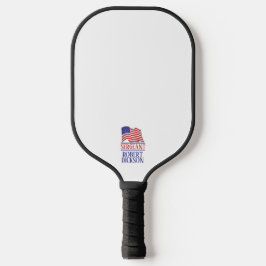 Amerikanische Flagge Rot Weiß und Blau Pickleball Schläger
