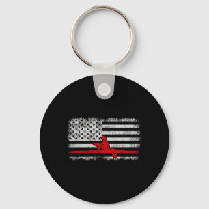 Amerikanische Flagge Rudern Schlüsselanhänger
