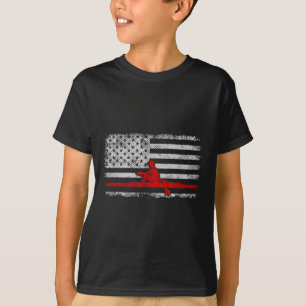 Amerikanische Flagge Rudern T-Shirt
