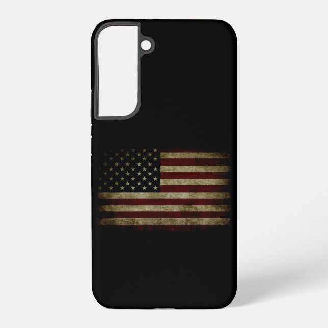 Amerikanische Flagge Samsung Galaxy Hülle (Rückseite)