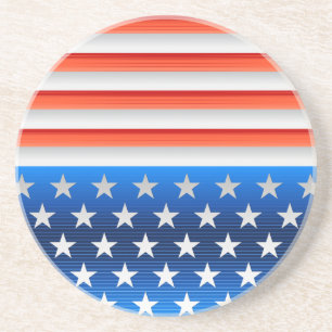 Amerikanische Flagge Sandstein Untersetzer