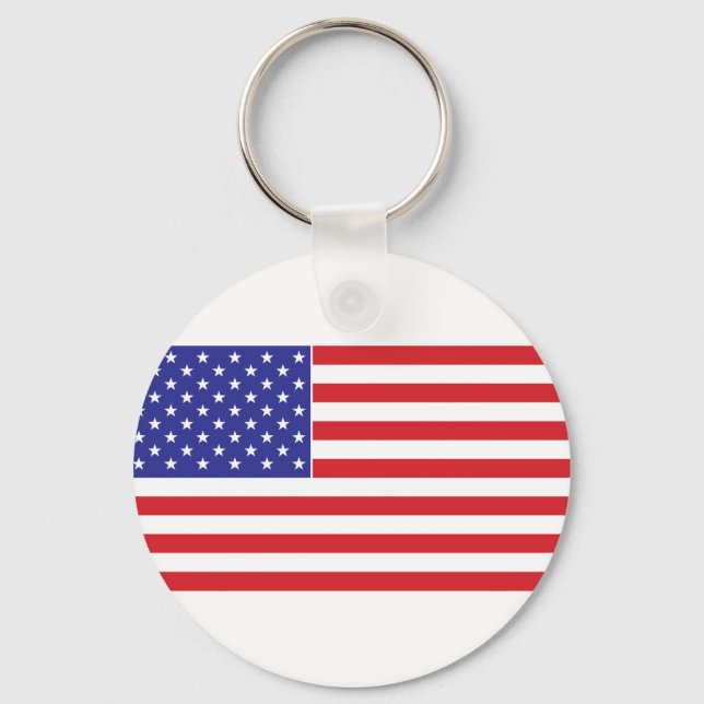 Amerikanische Flagge Schlüsselanhänger (Vorderseite)