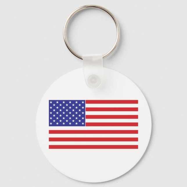 Amerikanische Flagge Schlüsselanhänger (Vorderseite)