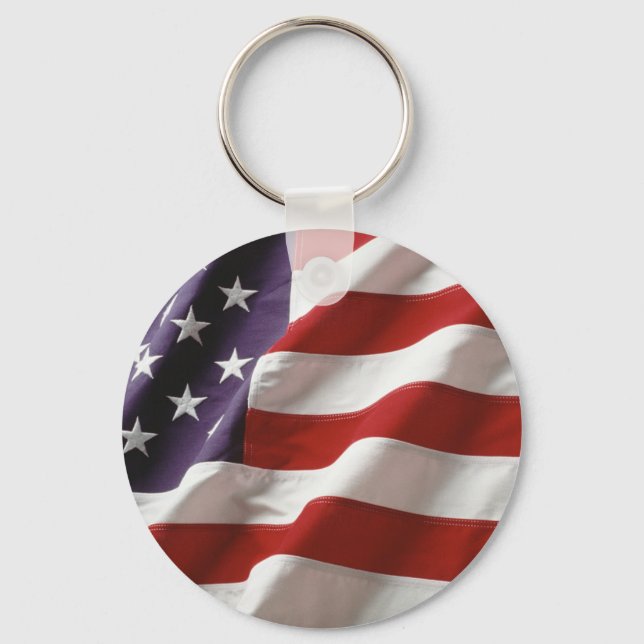 Amerikanische Flagge Schlüsselanhänger (Vorderseite)