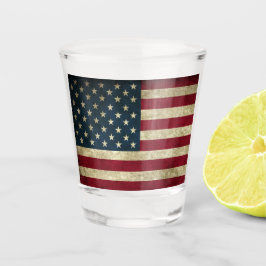 Amerikanische Flagge Schnapsglas