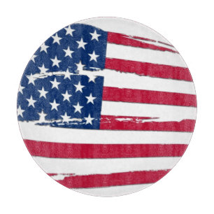 Amerikanische Flagge Schneidebrett