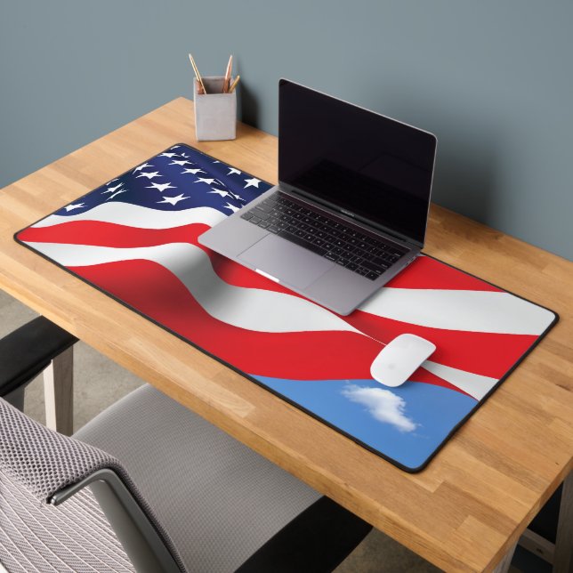 Amerikanische Flagge Schreibtischunterlage (Büro 2)