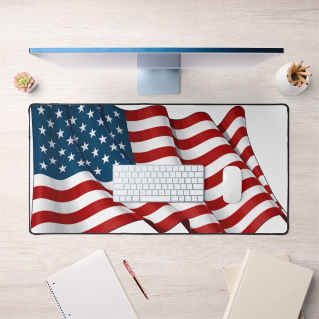 Amerikanische Flagge Schreibtischunterlage (Büro 1)
