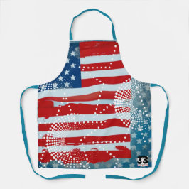 Amerikanische Flagge Schürze