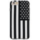 Amerikanische Flagge Schwarz-weiß Case-Mate iPhone Hülle (Rückseite)