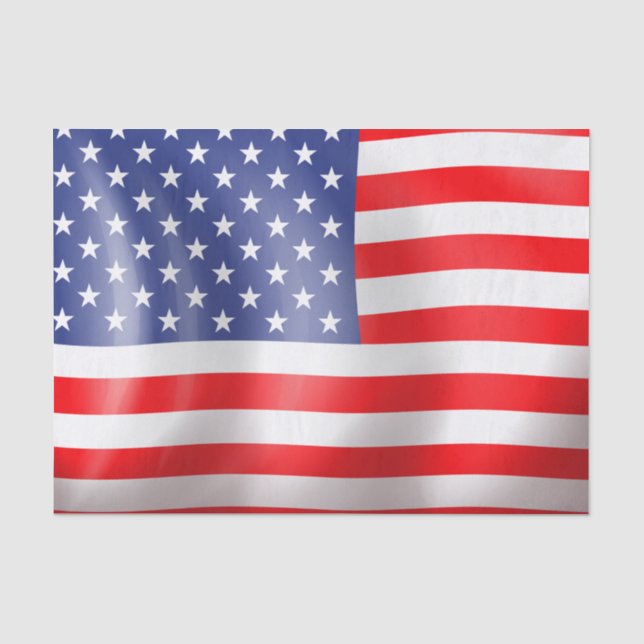 Amerikanische Flagge Seidenpapier (Vorderseite)