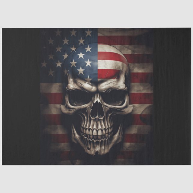 Amerikanische Flagge Seidenpapier (Vorderseite)
