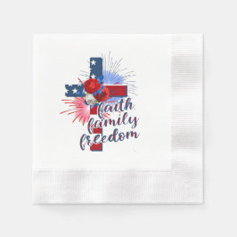 Amerikanische Flagge Serviette