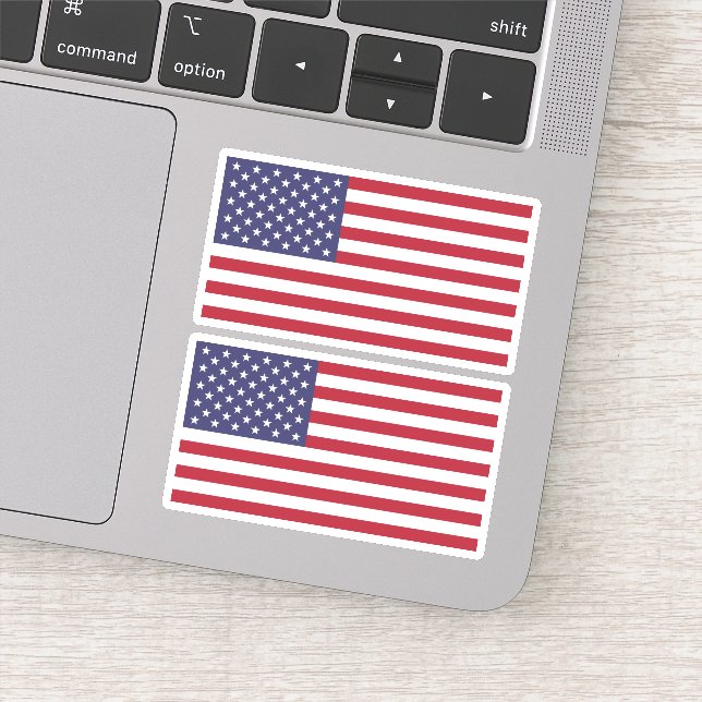 Amerikanische Flagge - Set von zwei Aufkleber (Detail)