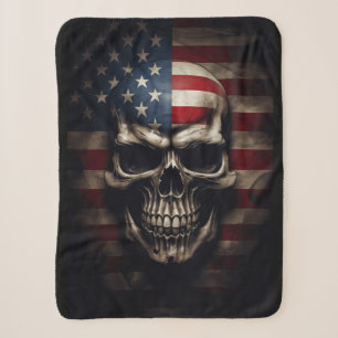 Amerikanische Flagge Sherpadecke