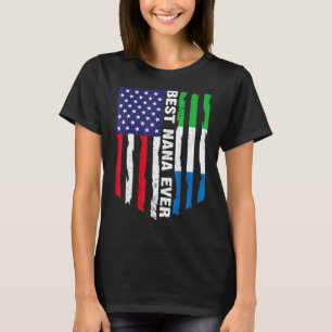 Amerikanische Flagge - Sierra Leone Flagge Beste M T-Shirt