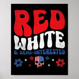 Amerikanische Flagge Skull Patriot Skeletto Unabhä Poster