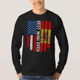 Amerikanische Flagge - Spanien - beste Mimi-Ever-F T-Shirt