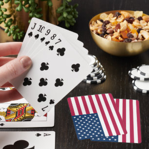 Amerikanische Flagge Spielkarten
