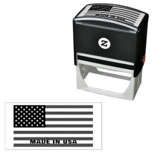 Amerikanische Flagge Stempel Made In USA