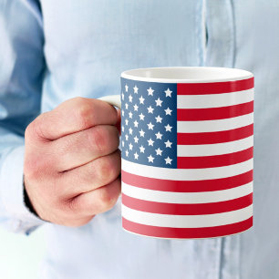 Amerikanische Flagge Sterne und Streifen Patriotis Kaffeetasse
