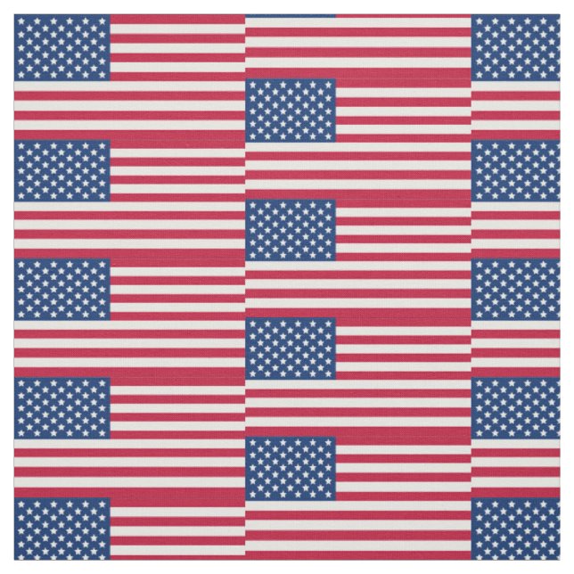 Amerikanische Flagge Stoff (Muster)