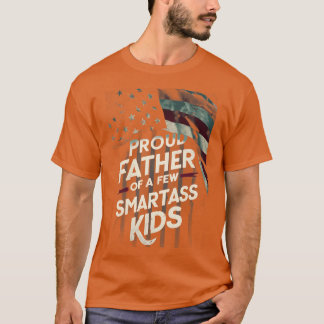 Amerikanische Flagge stolzer Vater einiger kluger  T-Shirt