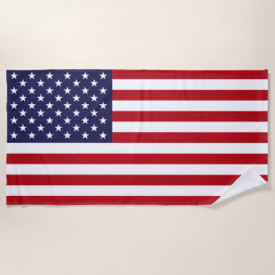 Amerikanische Flagge Strandtuch