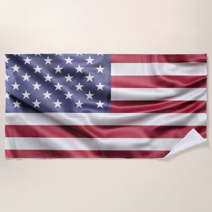 Amerikanische Flagge Strandtuch
