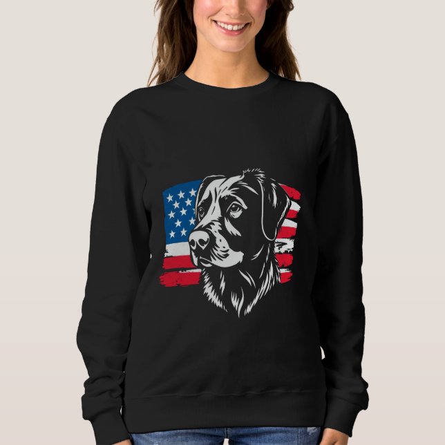 Amerikanische Flagge Sweatshirt (Vorderseite)
