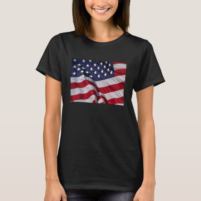 Amerikanische Flagge T-Shirt (Vorderseite)