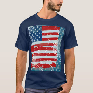 Amerikanische Flagge T-Shirt