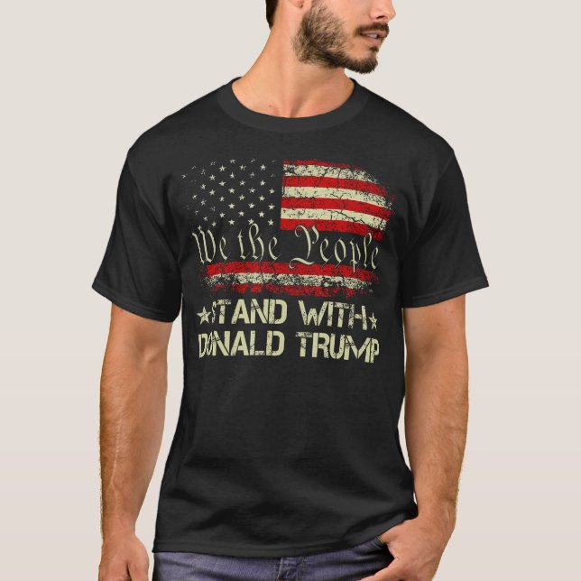 Amerikanische Flagge T-Shirt (Vorderseite)