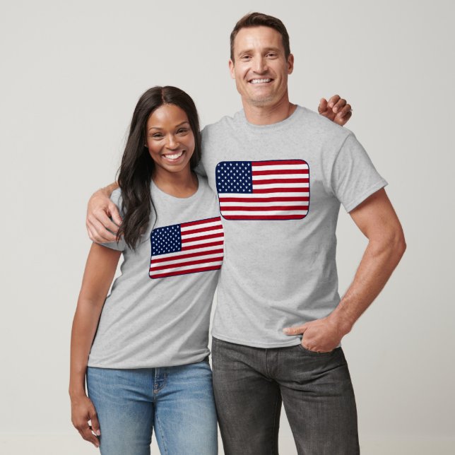 Amerikanische Flagge T-Shirt (Unisex)