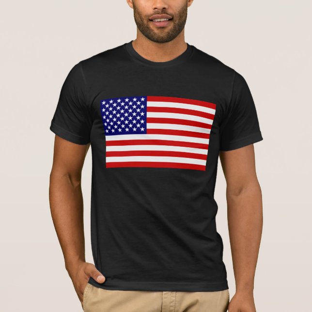 Amerikanische Flagge T-Shirt (Vorderseite)