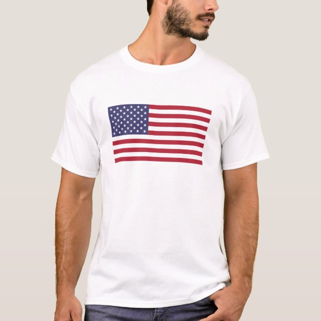Amerikanische Flagge T-Shirt (Vorderseite)