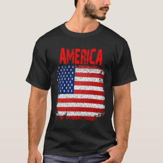 Amerikanische Flagge T-Shirt