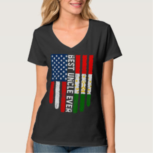 Amerikanische Flagge & Tadschikistan Flag Bester O T-Shirt