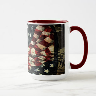 Amerikanische Flagge-Tarnung durch Shirley Taylor Tasse