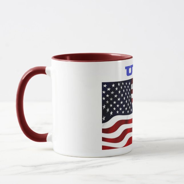 Amerikanische Flagge Tasse (Links)