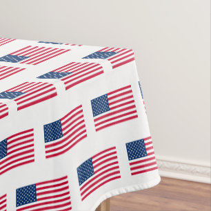 Amerikanische Flagge Tischdecke