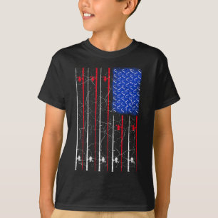 Amerikanische Flagge Top