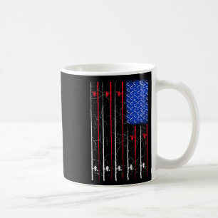 Amerikanische Flagge Top Kaffeetasse